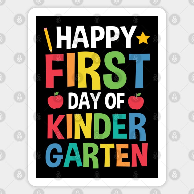 Happy First Day Of Kindergarten Back To School Gift Sticker by HCMGift